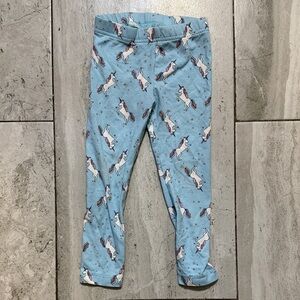 Carter's Light Blue Unicorn Print Leggings